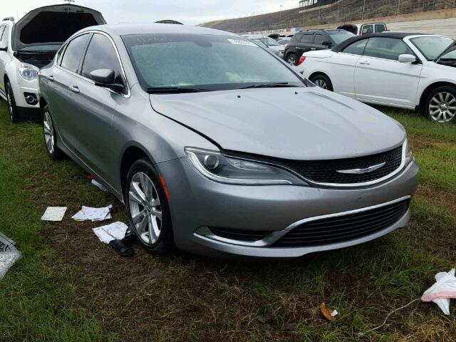 1C3CCCAB9FN701979 - 2015 CHRYSLER 200 SILVER photo 1