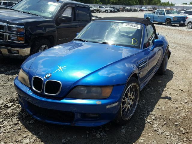 4USCH3344YLF71486 - 2000 BMW Z3 2.8 BLUE photo 2