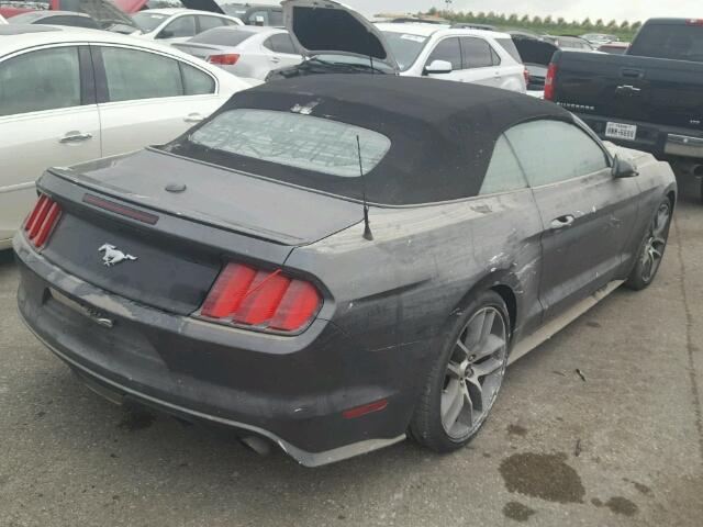 1FATP8UH4G5266972 - 2016 FORD MUSTANG BLACK photo 4