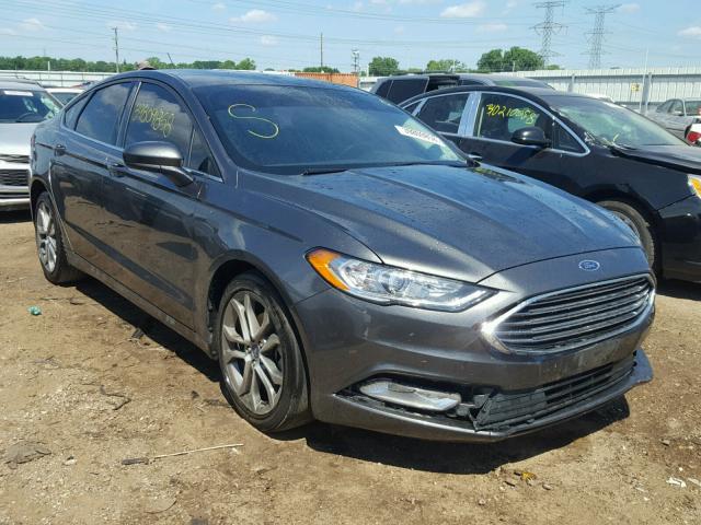 3FA6P0G75HR259965 - 2017 FORD FUSION S CHARCOAL photo 1