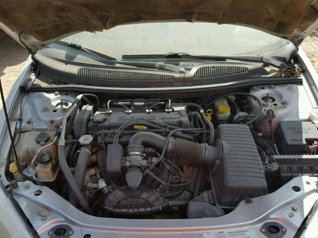 1C3EL46X44N296789 - 2004 CHRYSLER SEBRING LX SILVER photo 7