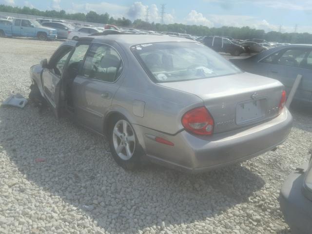 JN1CA31AX1T101889 - 2001 NISSAN MAXIMA GXE GRAY photo 3