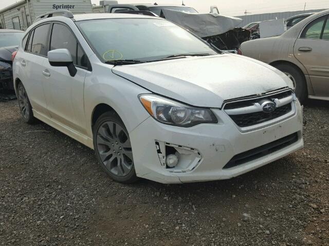 JF1GPAL68E8303820 - 2014 SUBARU IMPREZA SP WHITE photo 1