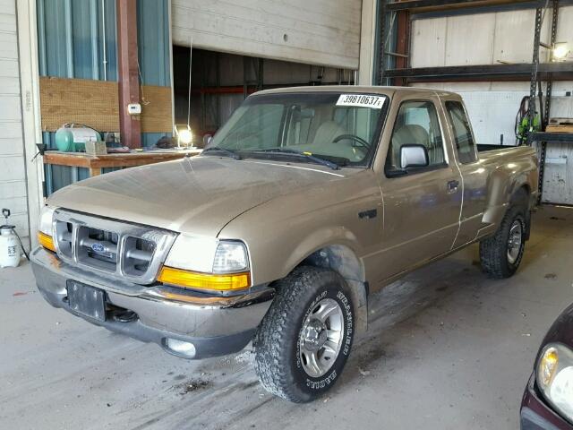 1FTZR15V9YPA05580 - 2000 FORD RANGER SUP GOLD photo 2