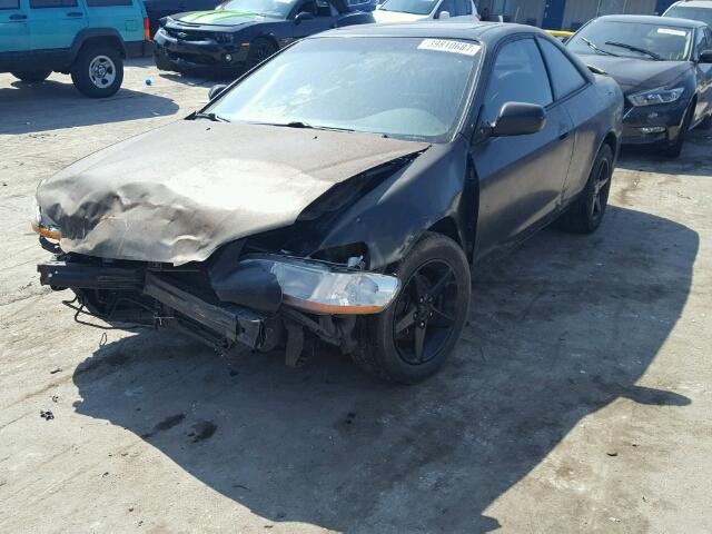 1HGCG22511A015536 - 2001 HONDA ACCORD EX BLACK photo 2