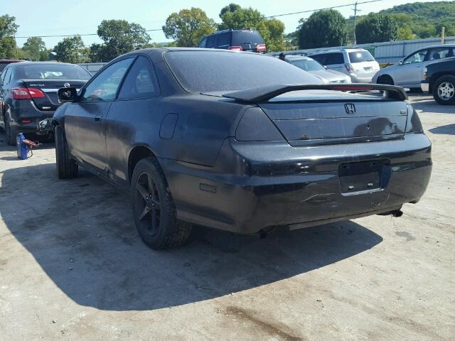 1HGCG22511A015536 - 2001 HONDA ACCORD EX BLACK photo 3