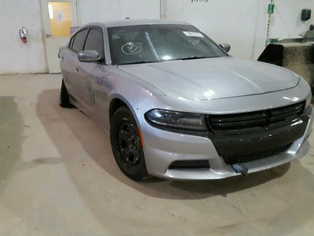 2C3CDXAT3FH902086 - 2015 DODGE CHARGER PO SILVER photo 1