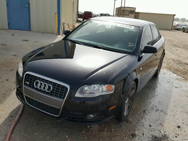 WAUAF78E48A071717 - 2008 AUDI A4 2.0T BLACK photo 2