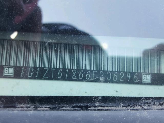 1G1ZT61866F206296 - 2006 CHEVROLET MALIBU MAX WHITE photo 10