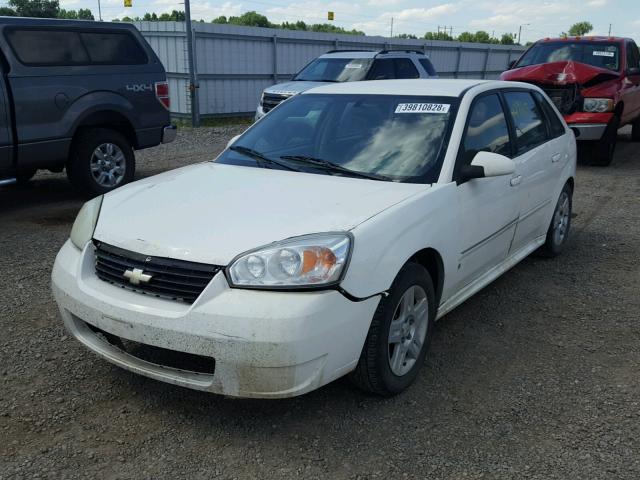 1G1ZT61866F206296 - 2006 CHEVROLET MALIBU MAX WHITE photo 2