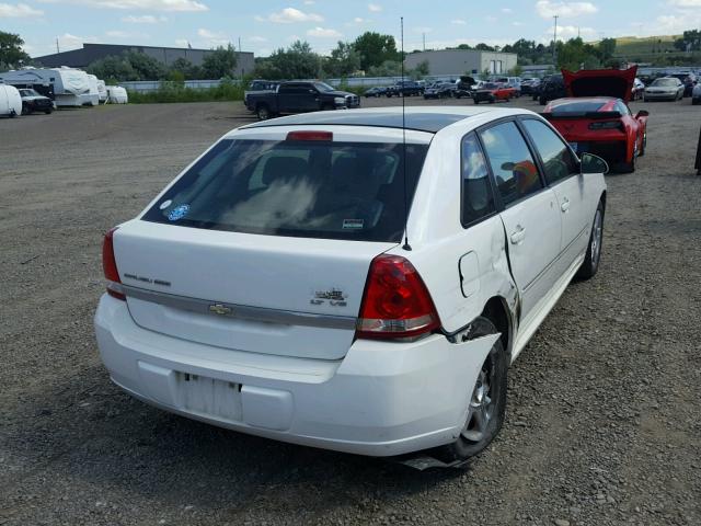 1G1ZT61866F206296 - 2006 CHEVROLET MALIBU MAX WHITE photo 4