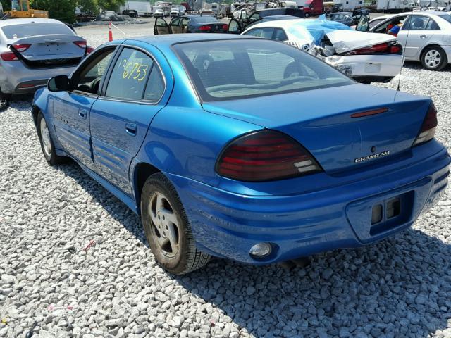 1G2NF52T1YC536057 - 2000 PONTIAC GRAND AM S Turkuaz foto 3