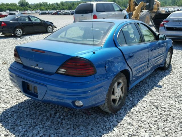 1G2NF52T1YC536057 - 2000 PONTIAC GRAND AM S Turkuaz foto 4