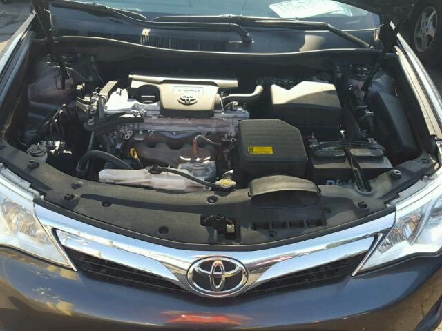 4T4BF1FK7CR167458 - 2012 TOYOTA CAMRY BASE GRAY photo 7