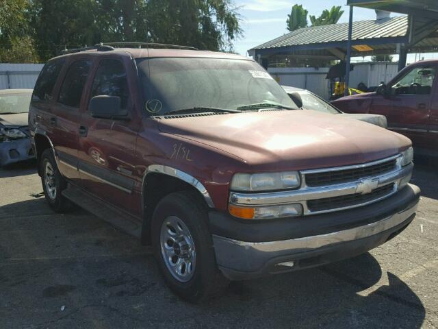 1GNEC13T13R274744 - 2003 CHEVROLET TAHOE C150 RED photo 1