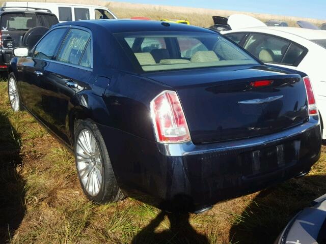 2C3CA6CTXBH518140 - 2011 CHRYSLER 300C BLUE photo 3