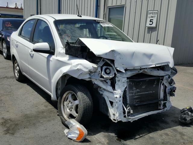 KL1TD5DEXBB168912 - 2011 CHEVROLET AVEO LS WHITE photo 1