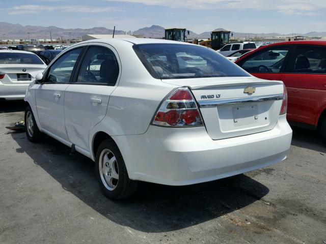 KL1TD5DEXBB168912 - 2011 CHEVROLET AVEO LS WHITE photo 3