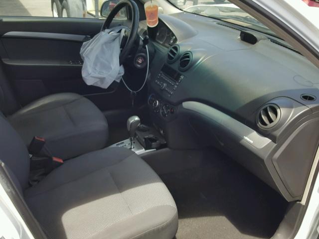 KL1TD5DEXBB168912 - 2011 CHEVROLET AVEO LS WHITE photo 5