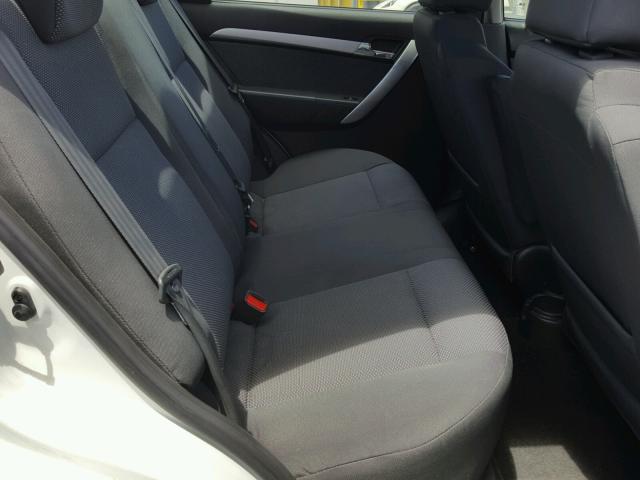 KL1TD5DEXBB168912 - 2011 CHEVROLET AVEO LS WHITE photo 6