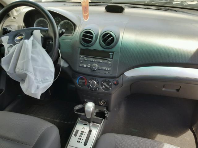 KL1TD5DEXBB168912 - 2011 CHEVROLET AVEO LS WHITE photo 9