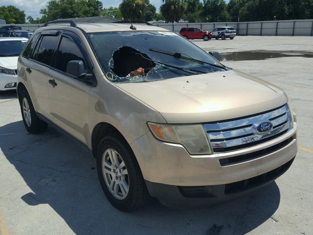 2FMDK36C57BB00646 - 2007 FORD EDGE SE GOLD photo 1