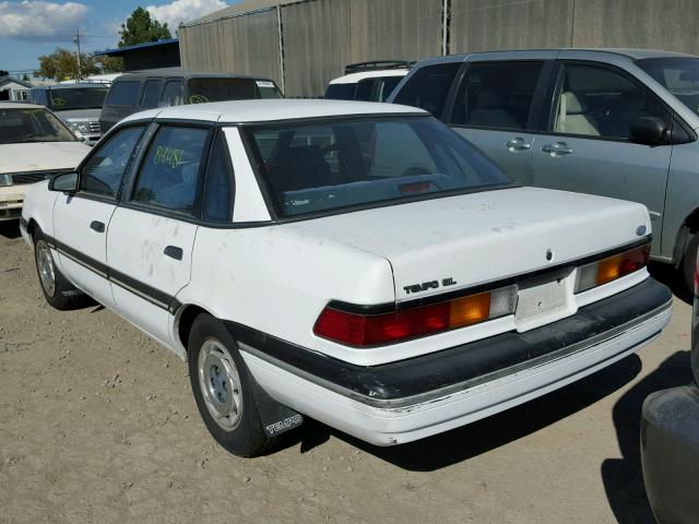 2FAPP36X7JB228342 - 1988 FORD TEMPO GL WHITE photo 3