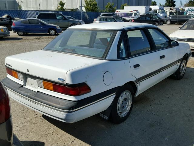 2FAPP36X7JB228342 - 1988 FORD TEMPO GL WHITE photo 4