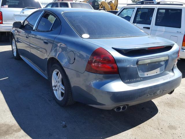 2G2WR554161296849 - 2006 PONTIAC GRAND PRIX BLUE photo 3
