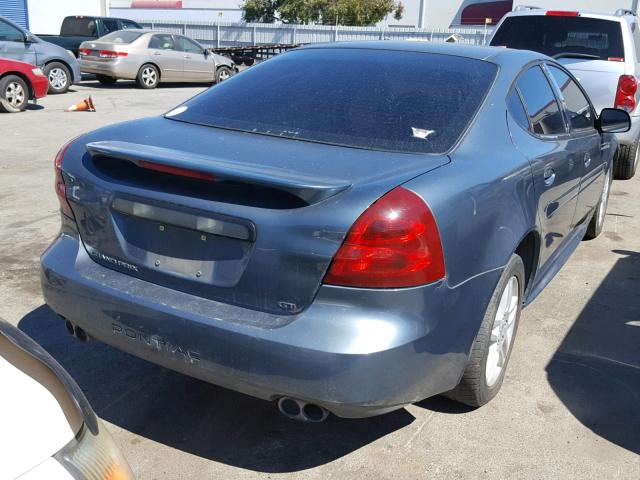 2G2WR554161296849 - 2006 PONTIAC GRAND PRIX BLUE photo 4