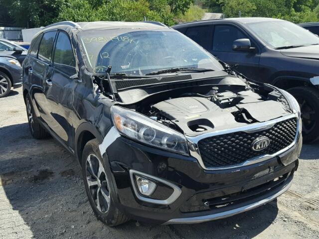 5XYPHDA52JG378468 - 2018 KIA SORENTO EX BLACK photo 1