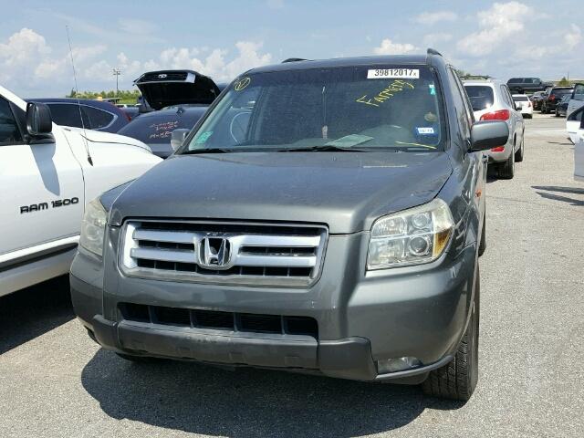 5FNYF28538B026943 - 2008 HONDA PILOT EXL GRAY photo 9