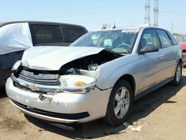 1G1ZT64804F151353 - 2004 CHEVROLET MALIBU MAX 银色 照片 2