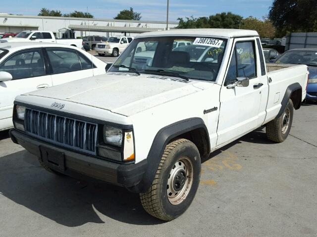 1J7FT26L0LL284115 - 1990 JEEP COMANCHE WHITE photo 2