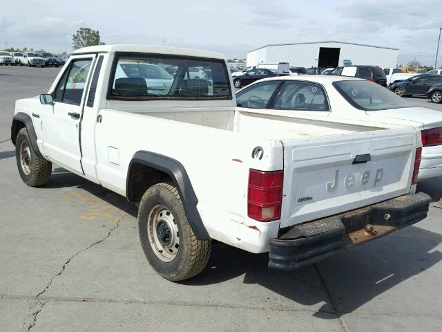 1J7FT26L0LL284115 - 1990 JEEP COMANCHE WHITE photo 3