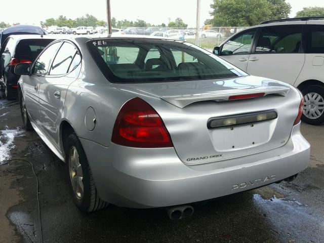 2G2WS542551275912 - 2005 PONTIAC GRAND PRIX SILVER photo 3