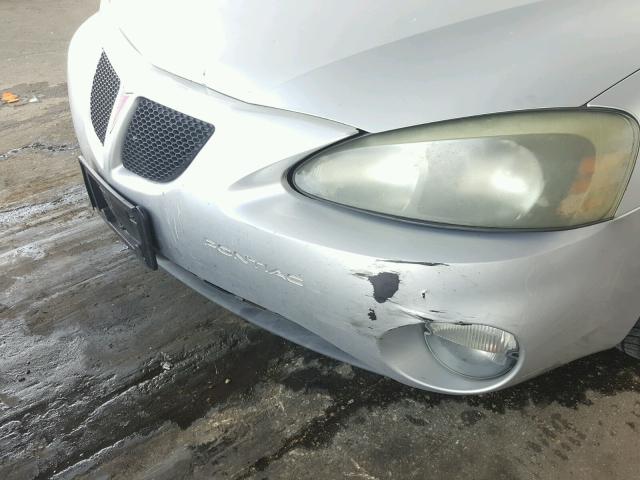 2G2WS542551275912 - 2005 PONTIAC GRAND PRIX SILVER photo 9