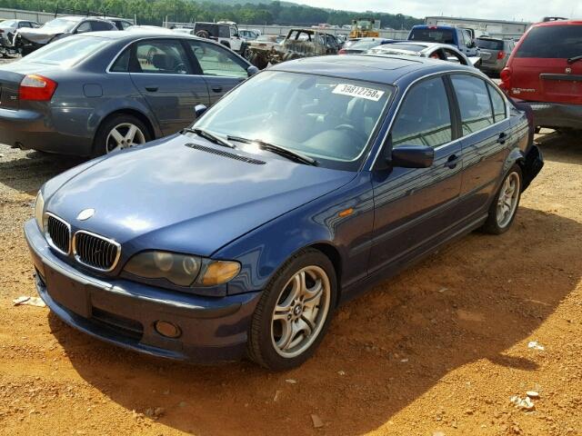 WBAEV53404KM38527 - 2004 BMW 330 I BLUE photo 2