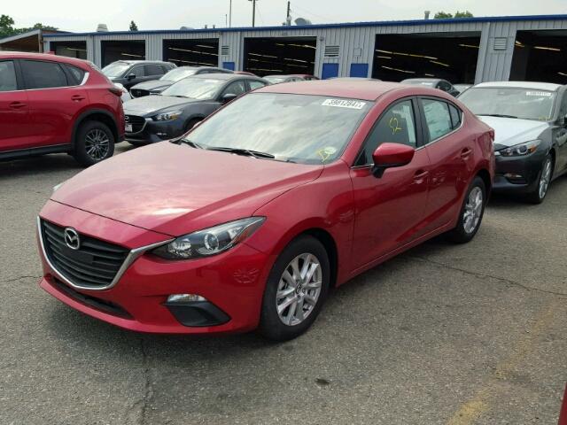 3MZBM1U76GM328280 - 2016 MAZDA 3 RED photo 2