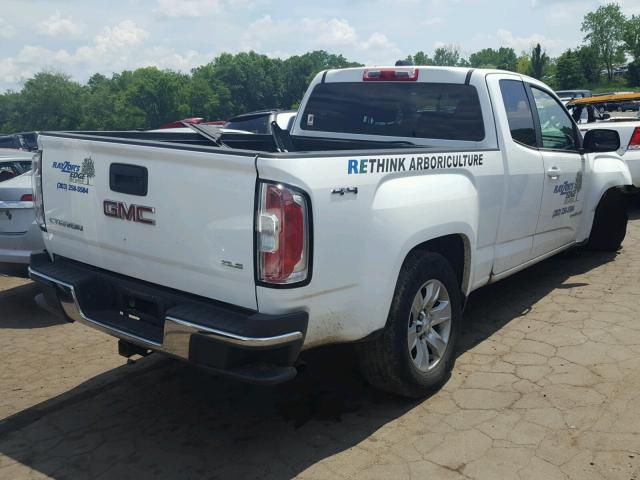 1GTH6BEAXF1155379 - 2015 GMC CANYON SLE WHITE photo 4