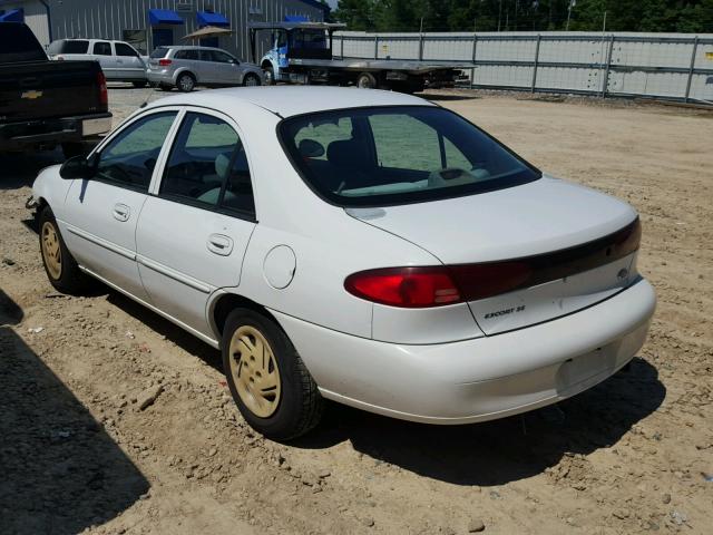 1FAFP13PXXW224667 - 1999 FORD ESCORT SE WHITE photo 3