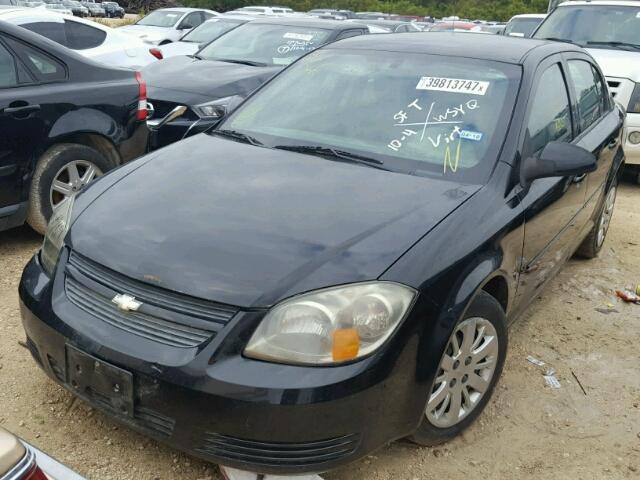 1G1AT58H597237597 - 2009 CHEVROLET COBALT BLACK photo 2