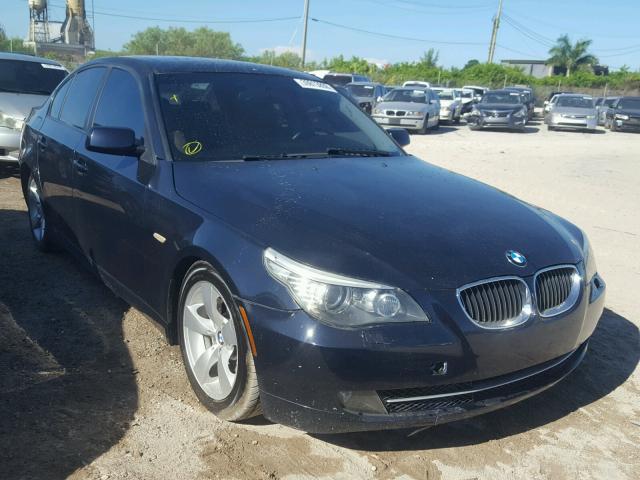 WBANW13558CZ79474 - 2008 BMW 535 I BLUE photo 1