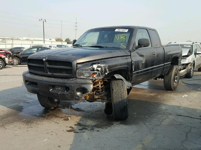 1B7KF23W51J190425 - 2001 DODGE RAM 2500 BLACK photo 2
