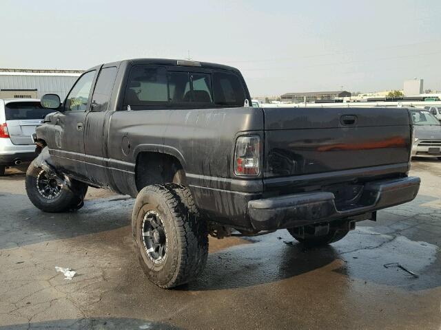 1B7KF23W51J190425 - 2001 DODGE RAM 2500 BLACK photo 3