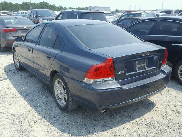 YV1RS592662518902 - 2006 VOLVO S60 BLUE photo 3