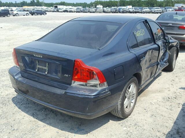 YV1RS592662518902 - 2006 VOLVO S60 BLUE photo 4