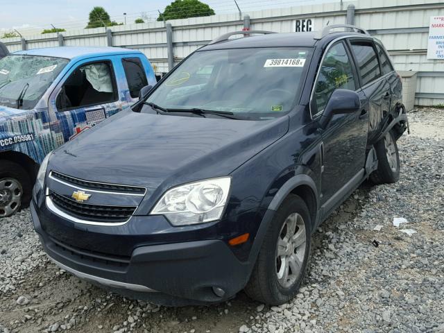 3GNAL2EK5ES602224 - 2014 CHEVROLET CAPTIVA LS BLUE photo 2