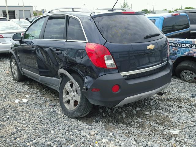 3GNAL2EK5ES602224 - 2014 CHEVROLET CAPTIVA LS BLUE photo 3