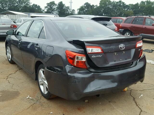 4T1BF1FK3CU192237 - 2012 TOYOTA CAMRY BASE GRAY photo 3